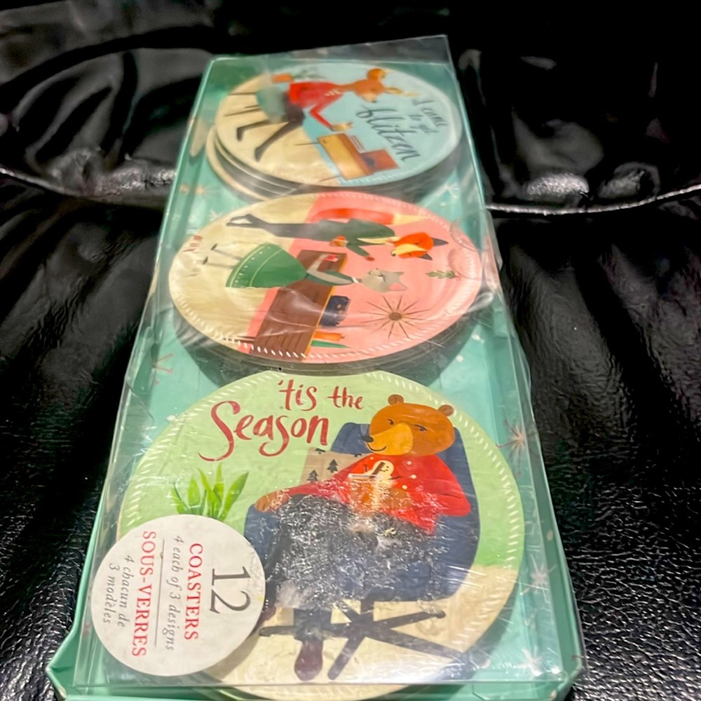 Molly and Rex coasters